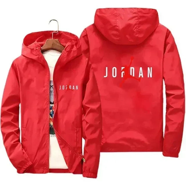 2025 Autumn New Men's Casual Hooded Coat, Outdoor Leisure Waterproof, Fashionable for Exercise