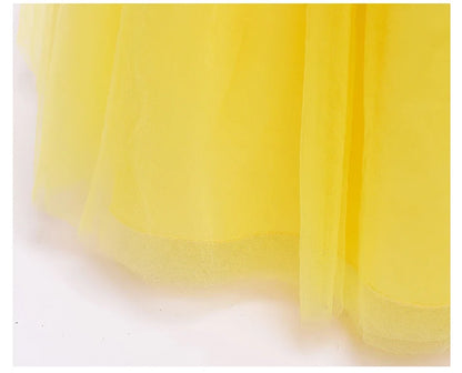 Girl Snow White Fancy Dress Kids Carnival Christmas Party Princess Costume Children Birthday Performance Clothes