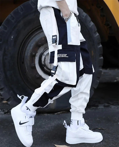 Mens Techwear Sweatpants Y2K Streetwear Jogging Pants Men Hip Hop Street Dance Casual Trousers Vintage Cargo Pant Pantalon Homme