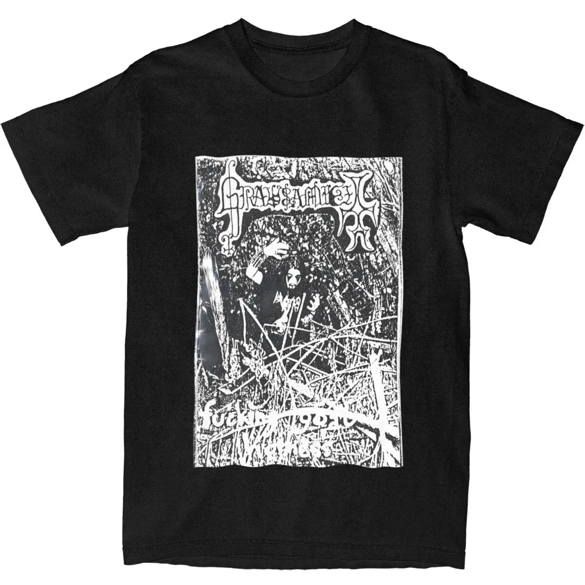 Men Women T-Shirt Grausamkeit Music Black Metal Gothic T Shirts Popular Summer Tee Shirt Funny Casual 100 Cotton Tops Plus Size