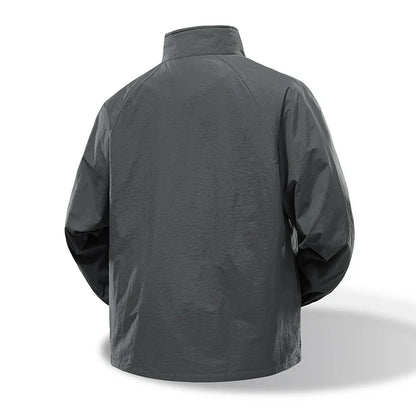 Spring and Autumn new workwear jacket men's elastic waterproof outdoor assault jacket stand collar jacket nylon windbreaker high