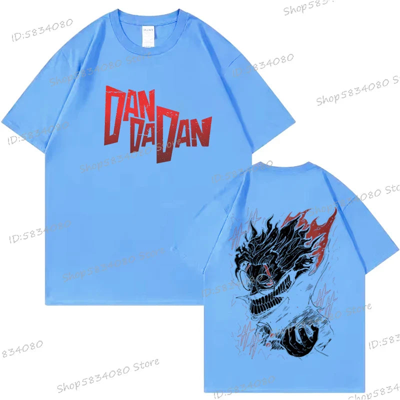 Dandadan Okarun T-shirt Men Women Japanese Anime Fashion Streetwear Top Retro Manga Men Clothes Anime Dan Da Dan Vintage Tshirts