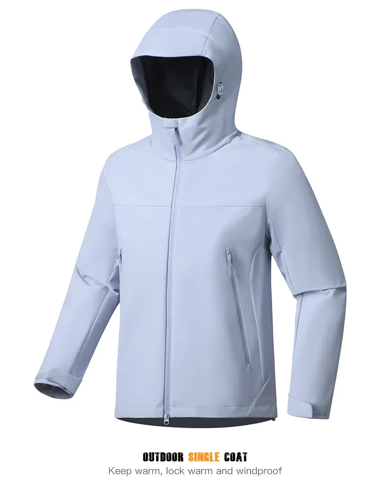 Men's Women's Waterproof Windbreaker Hiking Trekking Jackets Unisex Outdoor Sporty Rain Coat Windproof Climbing Clothes