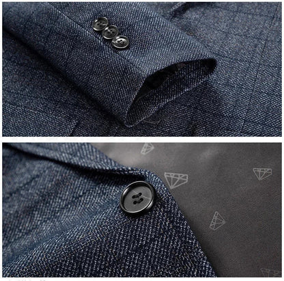 Brand 2026 Spring Blazers Para Men Retro Autumn Single Breasted Suits Blazer Mens Fashion Blazers Suits for Mens Luxury