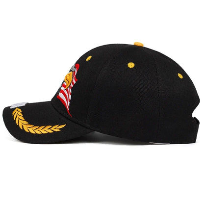 Unisex USA Eagle Embroidery Baseball Caps Spring and Autumn Outdoor Adjustable Casual Hats Sunscreen Hat