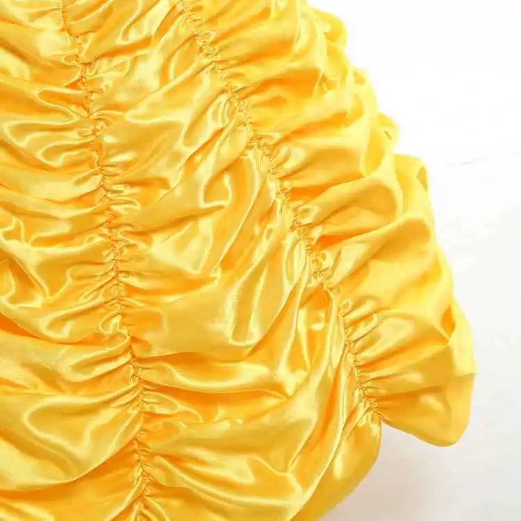 Kids Belle Costume Girls Halloween Princess Cosplay Party Dress Children Birthday Clothes Carnival Luxury Ball Gown