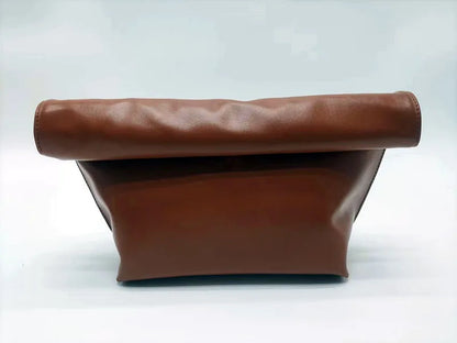 Vintage Women Clutch Bag Soft Pu Leather Lady Evening Bags Trend Party Girl Envelope Bag Fashion Burgundy Clutches Purse