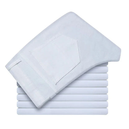 Men Slim White Jeans New Elasticity Fashion Casual Classic Soft Business Brand Trousers Male Clothing Stretch Pants Men's Jeans