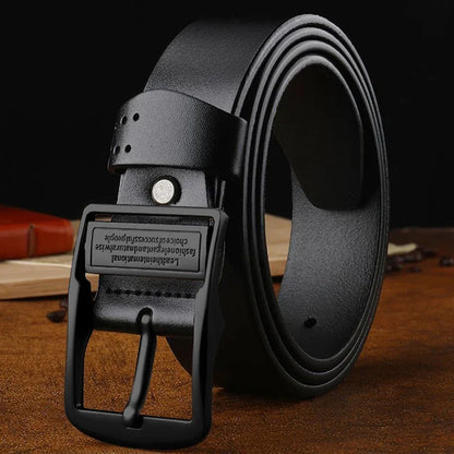 Men Belt Male High Quality Leather Belt Men Male Genuine Leather Strap Luxury Pin Buckle Fancy Vintage Jeans Free Shipping
