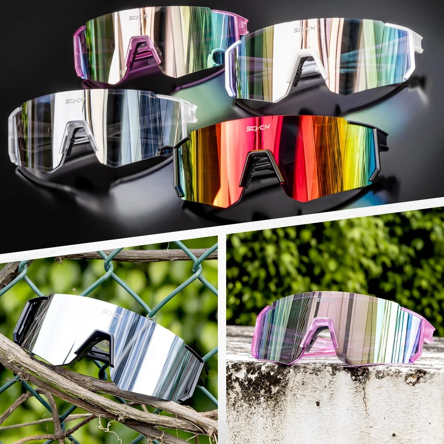 Fashion Cycling Glasses Bike Baseball Sunglasses for Men UV400 Sports MTB Outdoor Goggles Bicycle Women Sunglasses Riding
