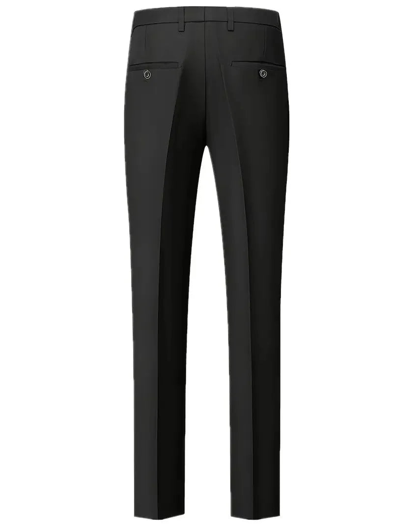Two-piece Set Suit Men's Vintage Banquet Suit Chinese Style Suit Double Breasted Blazer Metal Buttons Dress Pants Wedding Galas