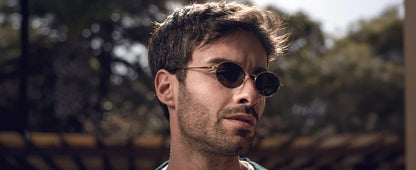 Retro Oval Polarized Sunglasses for Women Men Trendy Round Y2k Sunnies Small 90s Style Vintage Shades Sun Glasses