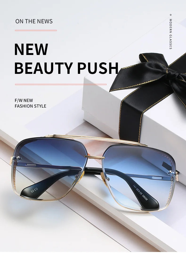 Steampunk Sunglasses For Men 2023 Punk Sunglasses Women Vintage Fashion Glasses Luxury Retro Square Shades Trending Gafas De Sol