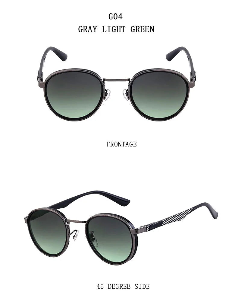 Fashion Oval Sunglasses For Men Luxury Retro Glasses Vintage Sunglasses Women Trendy And Fashionable Gafas De Sol Hombre Okulary