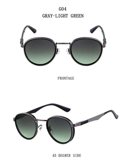 Fashion Oval Sunglasses For Men Luxury Retro Glasses Vintage Sunglasses Women Trendy And Fashionable Gafas De Sol Hombre Okulary