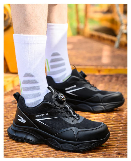 New 2025 Insulation Shoes Construction Work Boots Anti-smash Anti-puncture Safety Shoes Men Steel Toe Boots Indestructible Shoes