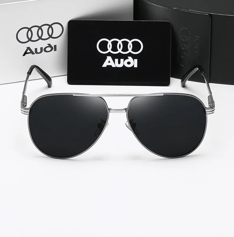 UV400 Polarized AntiGlare Retro Flight Sunglasses Glasses for Motorcycle Classic FrogEye Outdoor Glasses Men Women 558