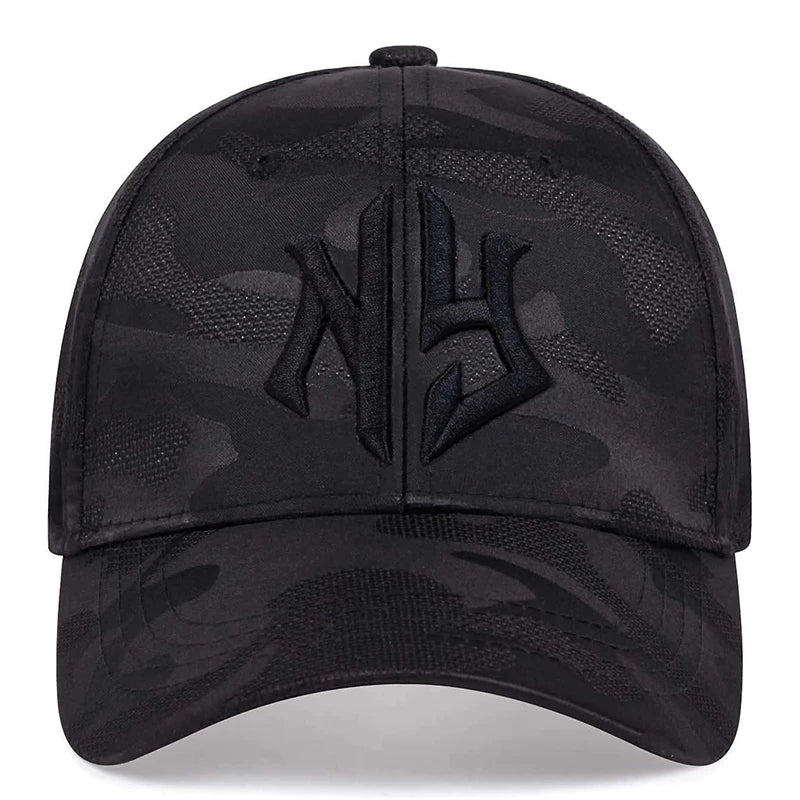 Unisex Letter Embroidery Camouflage Baseball Hats Spring and Autumn Outdoor Adjustable Casual Hats Sunscreen Hat