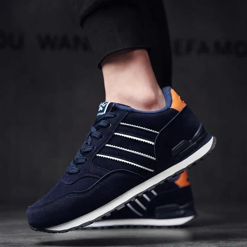 High Quality Men's Sneakers Leather Casual Shoes Autumn 2024 New Breathable Men Shoes Tenis Male Flat Shoe Zapatillas Hombre