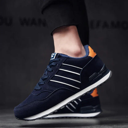 High Quality Men's Sneakers Leather Casual Shoes Autumn 2024 New Breathable Men Shoes Tenis Male Flat Shoe Zapatillas Hombre