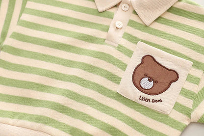 New Autumn Baby Clothes Set Children Boys Striped T-Shirt Pants 2Pcs/Sets Infant Girls Clothing Toddler Costume Kids Tracksuits