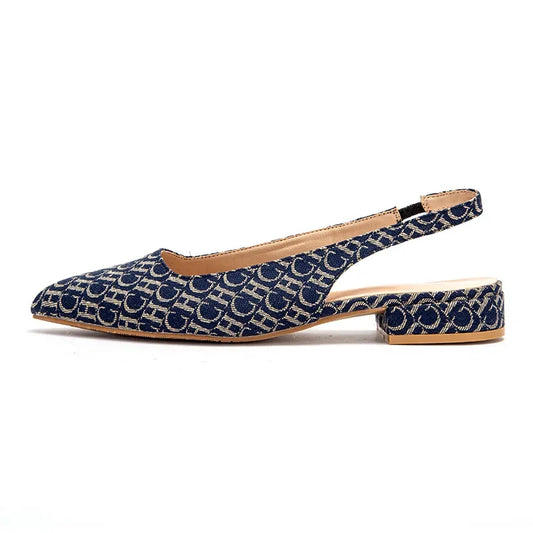 For Women with Follow-Up Shoes, Low Heel Commuting Office Letter Design Women's Sandals
