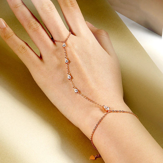Bracelets pour femmes et filles en véritable moissanite taille poire, chaîne de luxe en diamant de laboratoire, argent sterling S925 plaqué or 18 carats