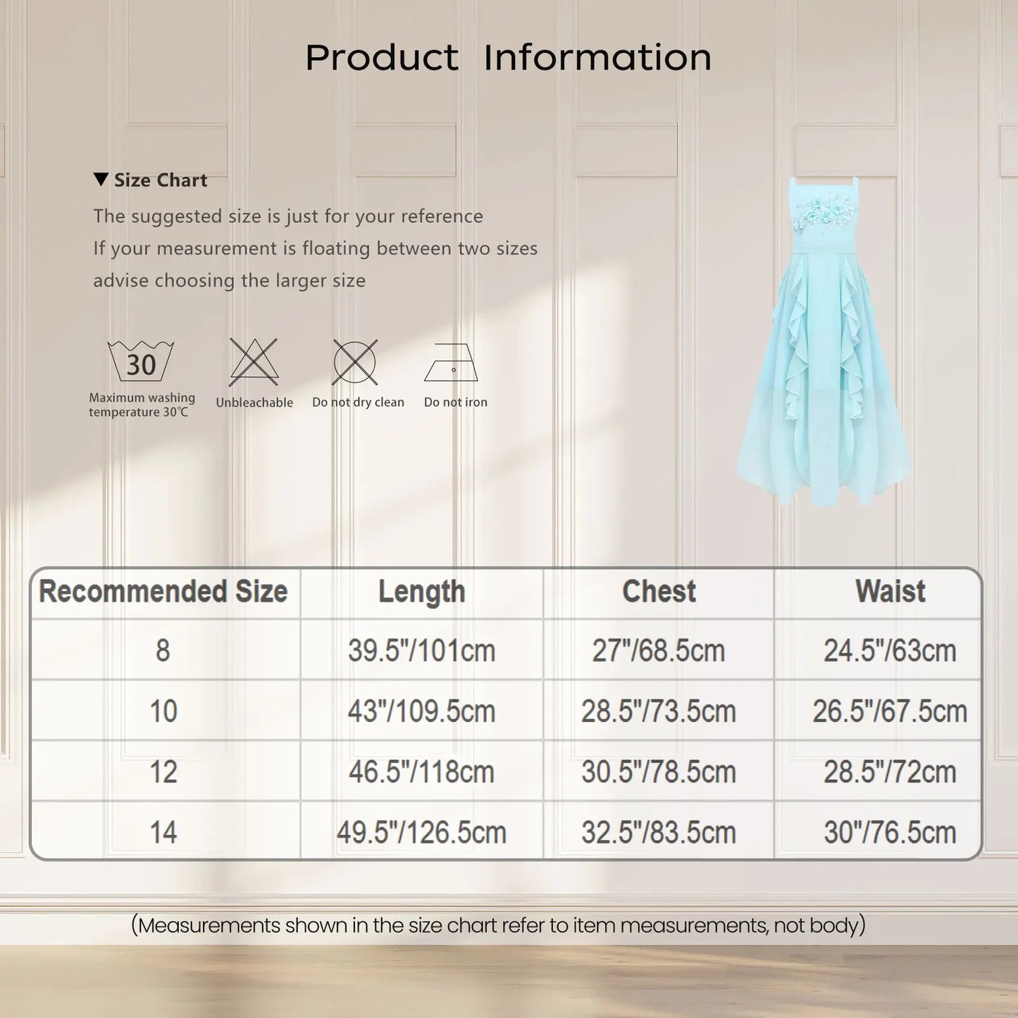 Girls Dresses Children Formal Wedding Party Pageant Gown for Special Occasions Graduation Ceremony Dress Flower Girl Clothes