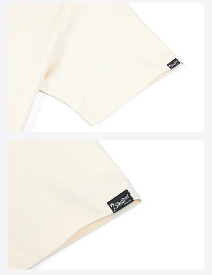 2026 Summer New 180gsm 100% Cotton White Solid T Shirt Men Causal O-neck Basic T-shirt Women High Quality Tops