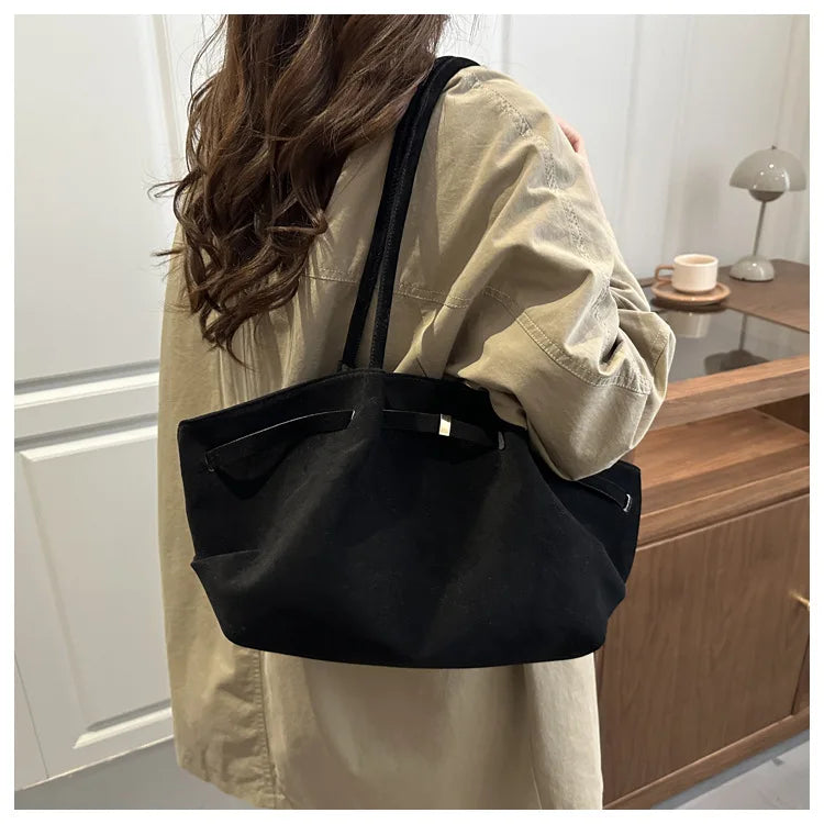 Autumn Women Leisure Shoulder Bag Comfortable and Versatile Texture Crossbody Tote Handle Bag Fashion Luxury Simple Storage Bag