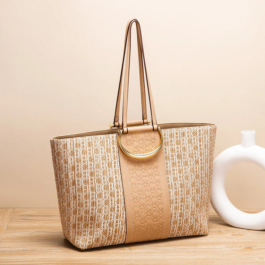 Women's Tote Bag New Large Capacity Brand Grass Weaving High Quality Handbag Women's Vacation Beach Bag Storage Bag
