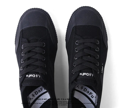 Original Kungfu Shoes Improved Version Sneakers Men Women All Black Shoes