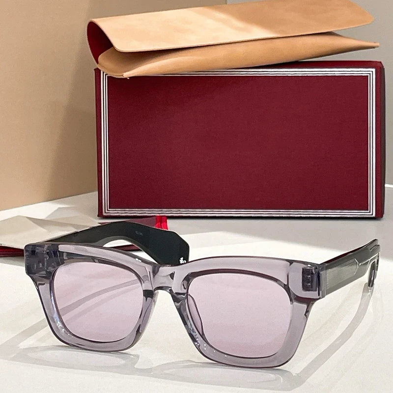 Dealan Uv400 High Quality Men and Women Sunglasses Designer Japan Handmade Optical Prescription Limited Edition Eyewear