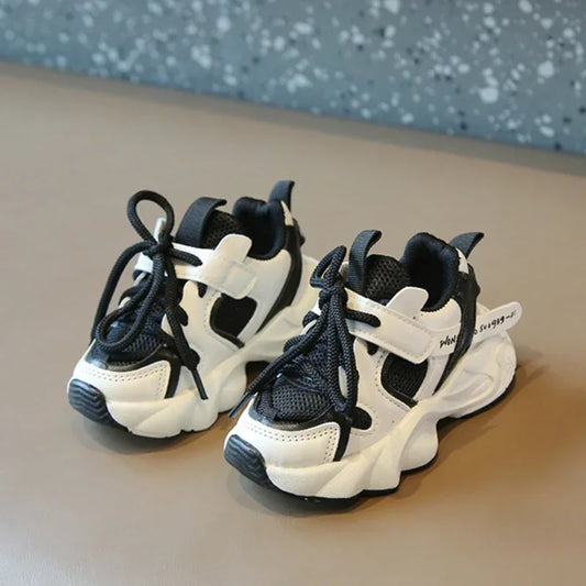 Fashion Children's Sports Shoes Student Mesh Breathable Running Shoes Kids Non-slip Basketball Shoes for Girls and Boys Outdoor