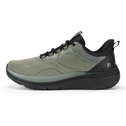 Men's Walking Shoes Thick Soled Slip On Shoe Height Increasing Breathable Sneakers Wide Comfortable Outside&Work Shoe