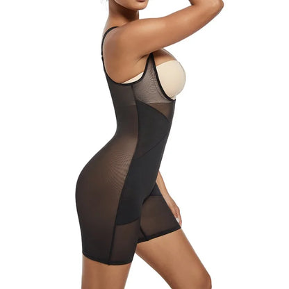 Light Shapewear Bodysuit Body Shaper Women Belly Sheath Waist Trainer Reductive Slimming Underwear Thin Breathable