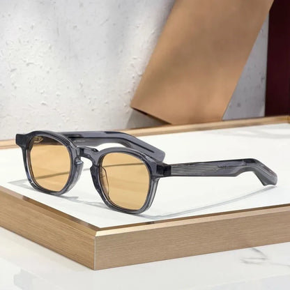 Modern Square Classical Sunglasses Men Women Handmade Fashion High Street Premium Quality UV400 Glasses with Case