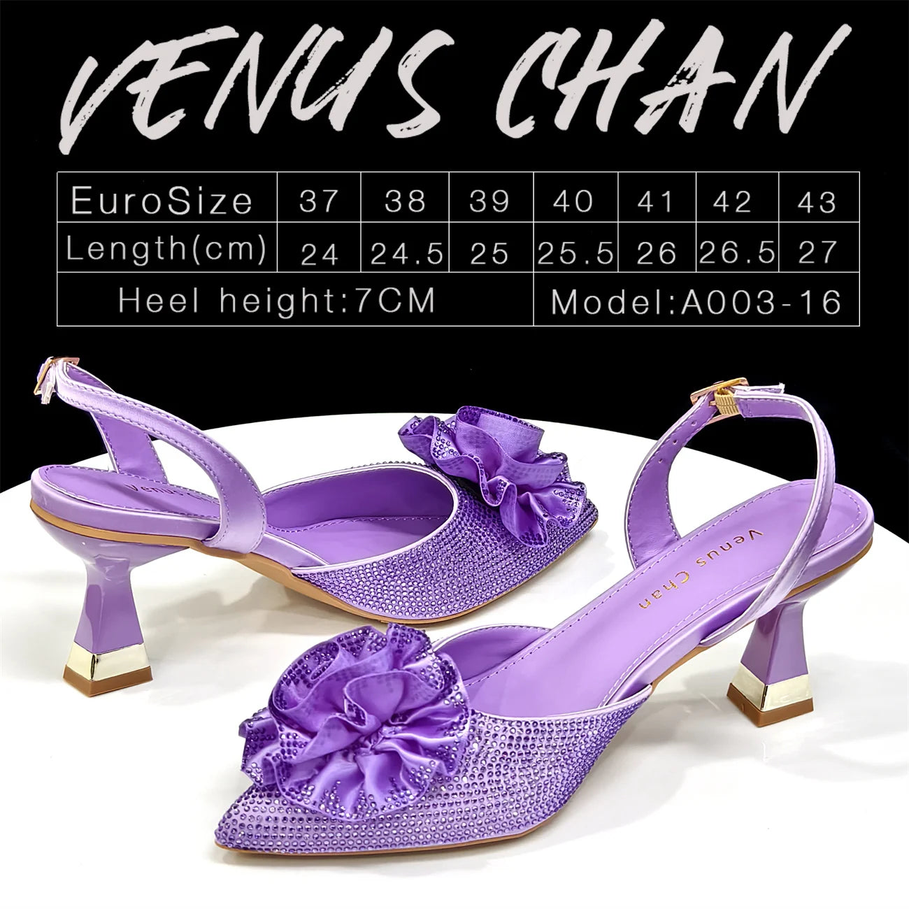 Elegant Shiny Dark blue Handbag and Medium Heel Shoes Set with Beautiful Handmade Flowers for Weddings and Parties