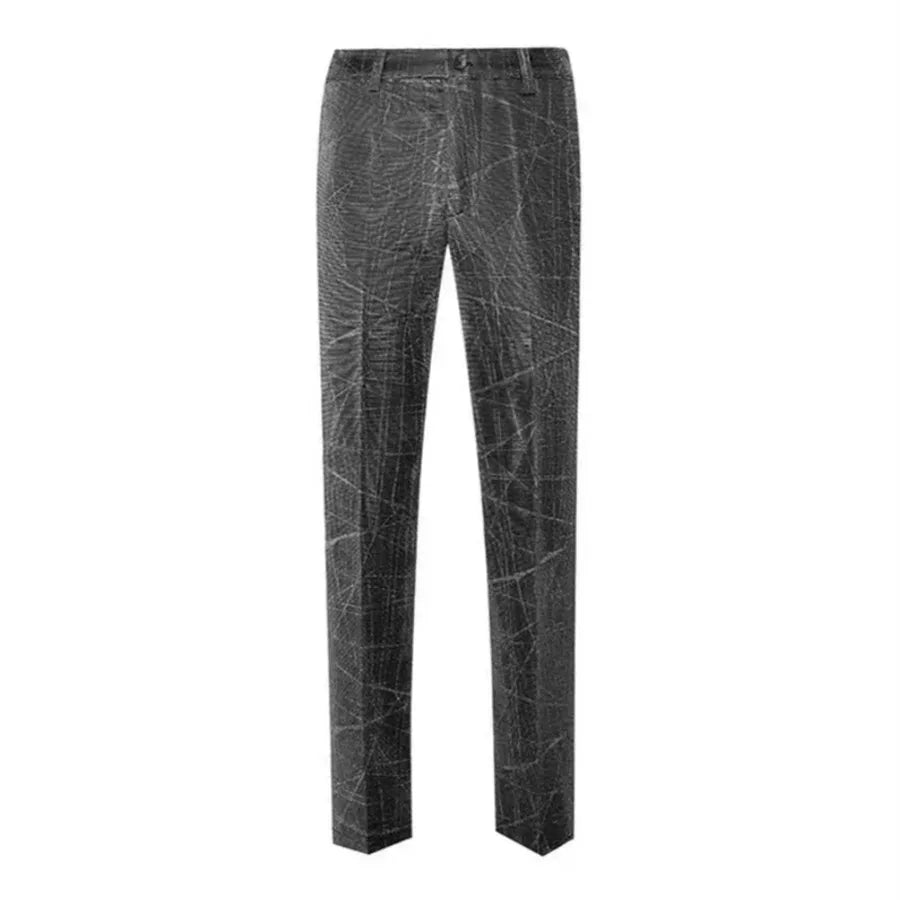 New 2026 Men's Sequin Glitter Suit Pants Fashion Slim Fit Straight Dress Trousers Party Stage Performance Costumes Pants for Men