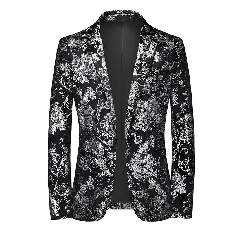 2026 New Men's Red Single-breasted V-neck Blazer Coat, Asian Fit Wedding Party Dress Jacket M-6XL New Arrivals
