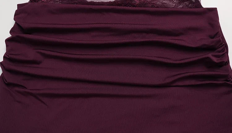 Lace Patchwork Backless O Neck Women Dresses Fashion Sheer Long Sleeve Sheath Outfits Hollow Out Female Hip Wrap Bodycon