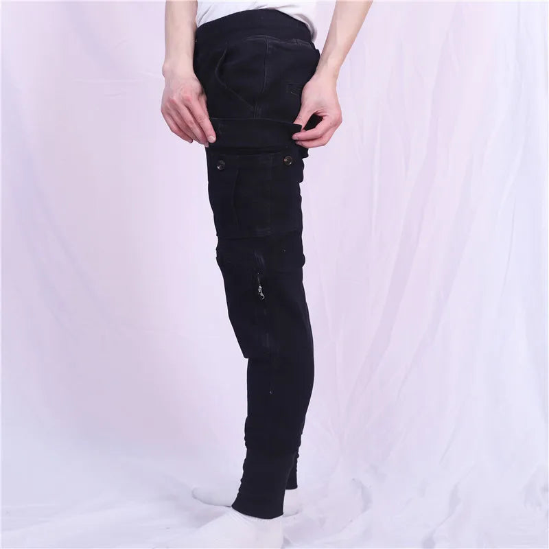 Motorcycle Riding Jeans Pants Soft And Casual Inset Gear Wear-resistant Fireproof Kevlar Protective Layer On Hips And Knees