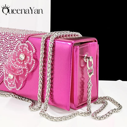 Elegant African-Inspired Evening Shoes and Handmade Clutch Set Pointed Toe High-Heel Women's Footwear and Matching Bag