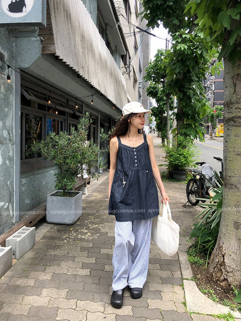 Korean Sle ort Denim Overalls Women's Faionable Summer Dr Vest Dr No Brand Commute Sle 00% Other Material