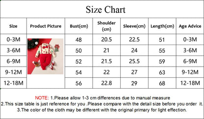 Prowow 0-18M Baby Christmas Costume Cartoon Deer Jumpsuit With Santa Hat Christmas Baby Romper For Newborn New Year Costume