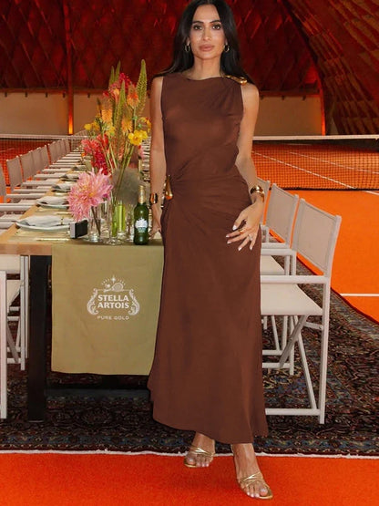 Solid Slim Fit Girdle Lift The Hips Maxi Dress Women Sexy Popular Body-shaping Vestidos Girl Festival Party Bodycon