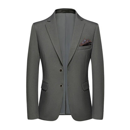 2025 Men's Slim Fit Business Casual Blazer High Quality Fashion All-in-One Banquet Korean Style Handsome Trend for All Seasons