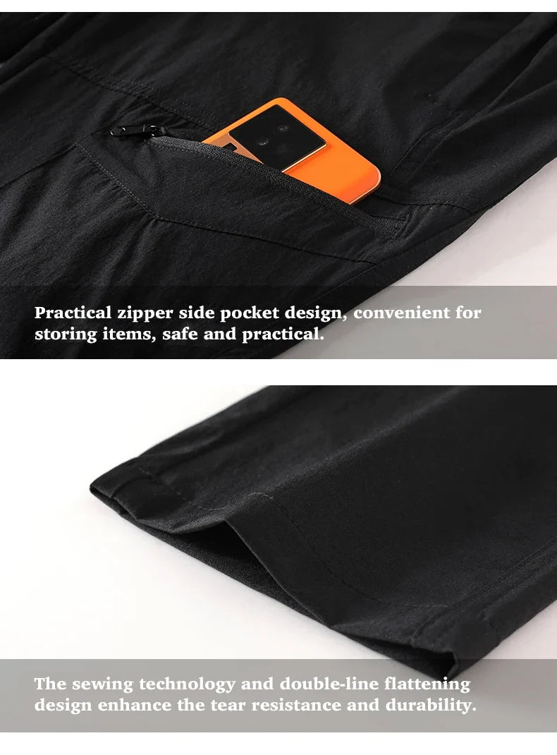 Women's Summer Hiking Pants Quick-Dry Waterproof Cargo Pants Outdoor Stretch Mountain Trousers For Camping Climbing