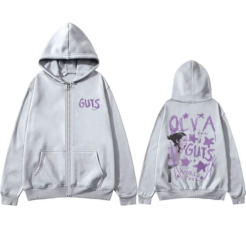 Rock Band Korn Follow The Leader Tour 2014 Zipper Hoodie Men Women Retro Gothic Metal Zip Up Jacket Casual Oversized Sweatshirts