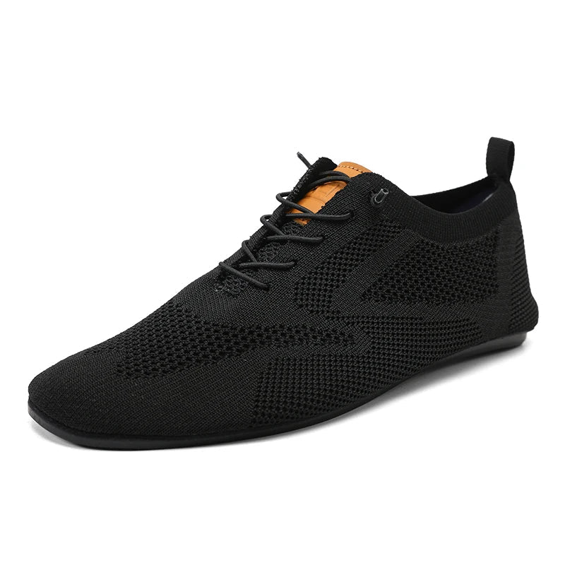 Summer Men Shoes Mesh Flat Outdoor High Quality Walking Shoes Comfortable Lace Up Breathable Non Slip Casual Man Shoe